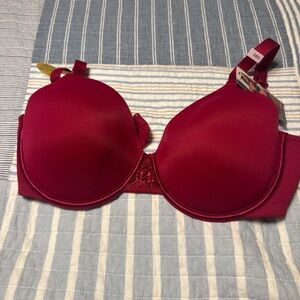 Vanity Fair Deep Red Bra